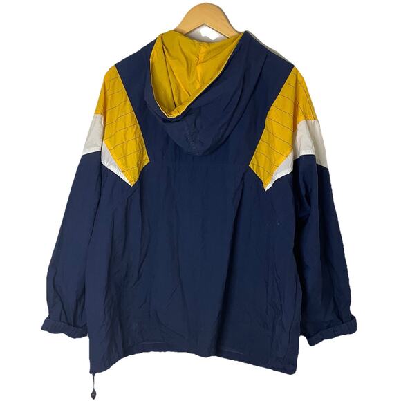 VTG 90s IOU Nylon 1/2 Zip Windbreaker Jacket Pullover Streetwear Skater Men LRG - Picture 3 of 15